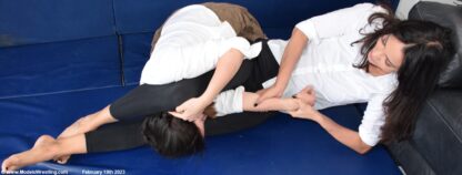 CAMILLE vs EMERAUDE #3 - Pins & Submissions - Includes 10' of Tests of Strength and Staredown - Image 3