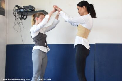 ADALIE vs EMERAUDE #4 - Pins & Submissions - Includes 10' of Tests of Strength, Escape Challenges and Staredown - Image 8